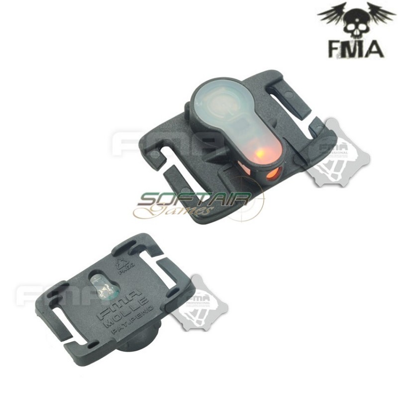 S-lite Fxukv Type Molle System Black With Orange Strobe Light Fma (fma-tb906-or)