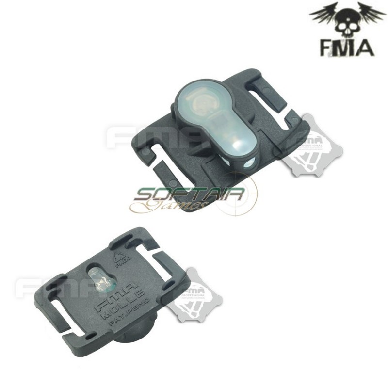 S-lite Fxukv Type Molle System Black With White Strobe Light Fma (fma-tb906-wh)