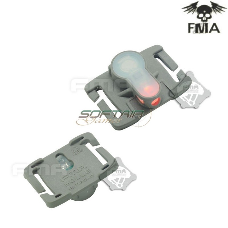 S-lite Fxukv Type Molle System Foliage Green Con Red Strobe Light Fma (fma-tb907-red)