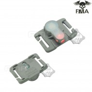 S-lite Fxukv Type Molle System Foliage Green With Red Strobe Light Fma (fma-tb907-red)