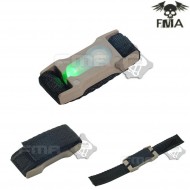 S-lite Fxukv Type Webbing Split Bar Dark Earth Con Green Strobe Light Fma (fma-tb910-gr)