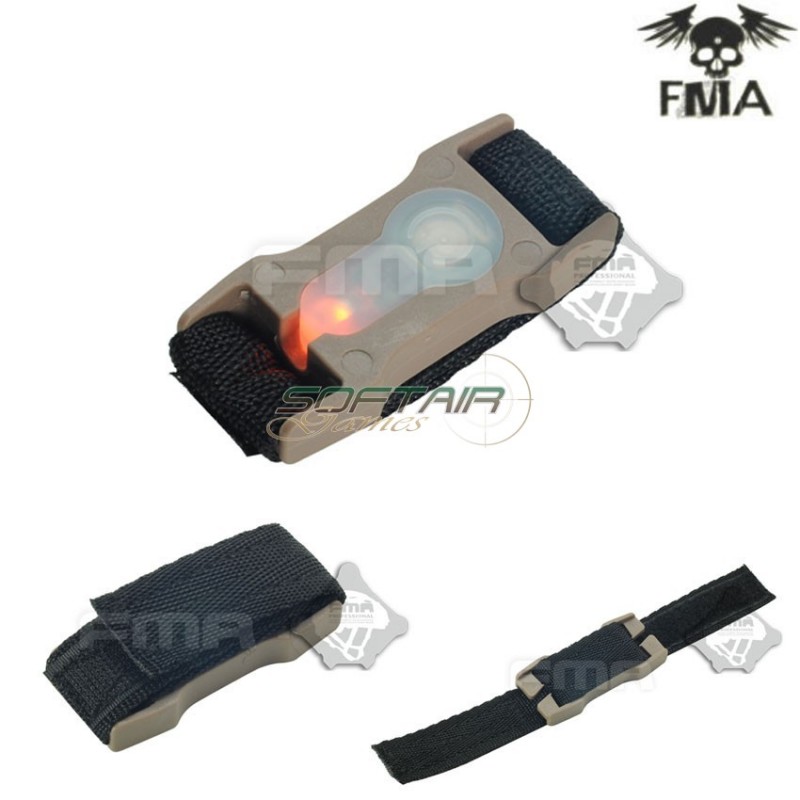 S-lite Fxukv Type Webbing Split Bar Dark Earth Con Orange Strobe Light Fma (fma-tb910-or)