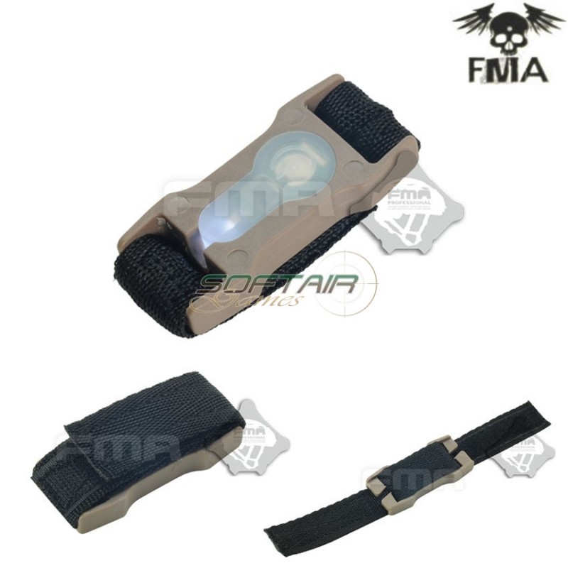 S-lite Fxukv Type Webbing Split Bar Dark Earth Con White Strobe Light Fma (fma-tb910-wh)