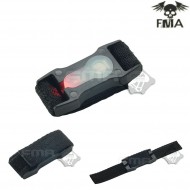 S-lite Fxukv Type Webbing Split Bar Black With Red Strobe Light Fma (fma-tb911-red)