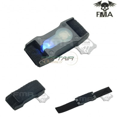 S-lite Fxukv Type Webbing Split Bar Black With Blue Strobe Light Fma (fma-tb911-bl)