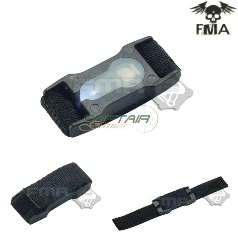 S-lite Fxukv Type Webbing Split Bar Black With White Strobe Light Fma (fma-tb911-wh)