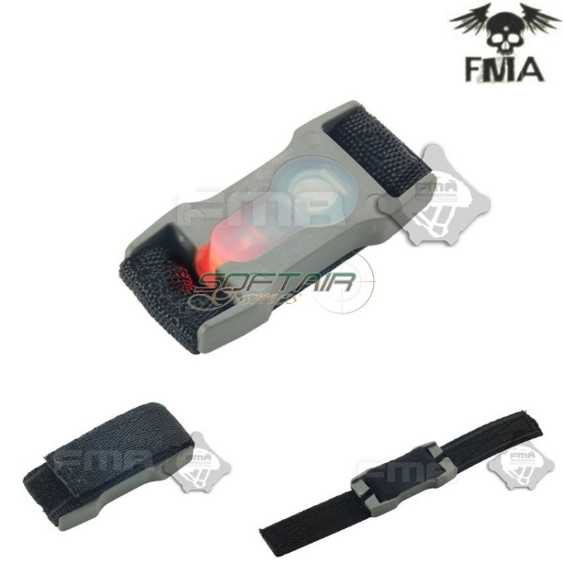 S-lite Fxukv Type Webbing Split Bar Foliage Green With Red Strobe Light Fma (fma-tb912-red)