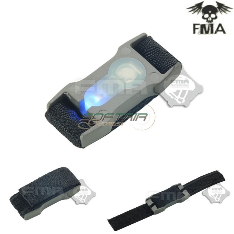 S-lite Fxukv Type Webbing Split Bar Foliage Green Con Blue Strobe Light Fma (fma-tb912-bl)