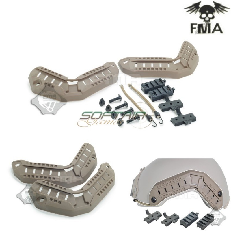 Set Rail Guide Suit Dark Earth Maritime Type Fma (fma-tb927)