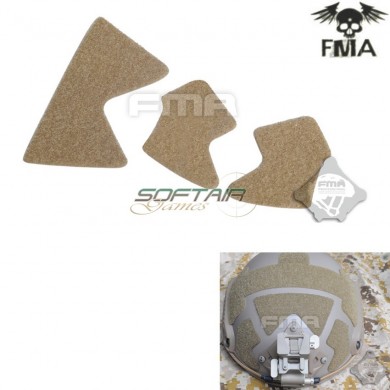 Velcro Set Sticker Maritime Mh Type For Helmet Dark Earth Fma (fma-tb938-de)