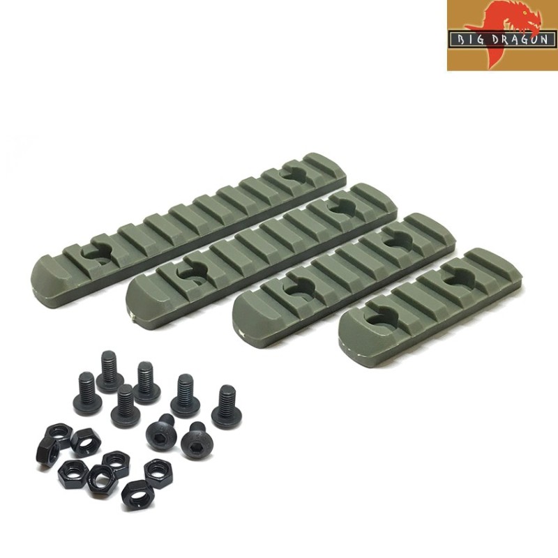 Handguard Set 4 Rail Foliage Green Pts Moe Big Dragon (bd3753b) Handguard Set 4 Rail Foliage Green Pts Moe Big Dragon (bd3753b)