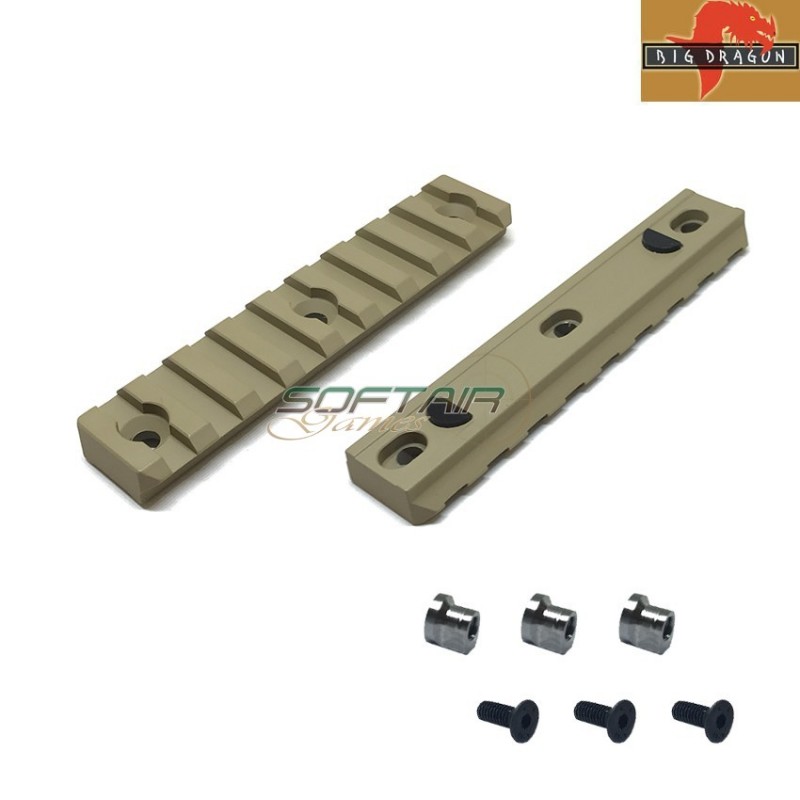 Nov Nsr Type 9 Slots Rail Dark Earth For Keymod Big Dragon (bd9175a)