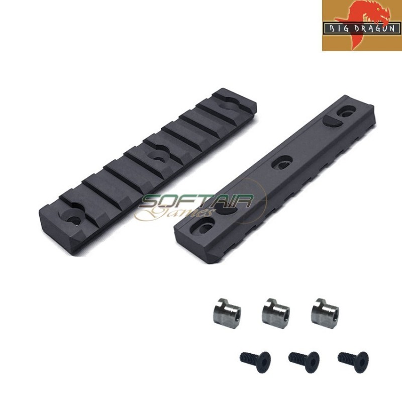 Nov Nsr Type 9 Slots Rail Black For Keymod Big Dragon (bd9175)