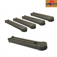 Set 4 Mid-cap Magazines 170bb P90 Black Big Dragon (bd4236)