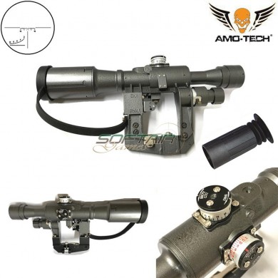 Scope 6x36 Svd/ak Military Weapon Sight Grey Amo-tech® (amt-25)
