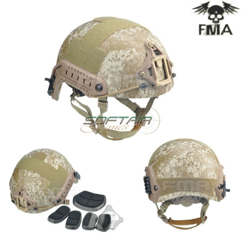 Fast Ballistic High Cut Xp Helmet Digital Desert Fma (fma-tb960-dd)