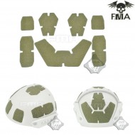 Velcro Set Sticker Cp Type For Helmet Dark Earth Fma (fma-tb961-de) Velcro Set Sticker Cp Type For Helmet Dark Earth Fma (fma-tb961-de)