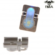 S-lite 1913 Type Rail Mount Dark Earth With Blue Strobe Light Fma (fma-tb976-bl)