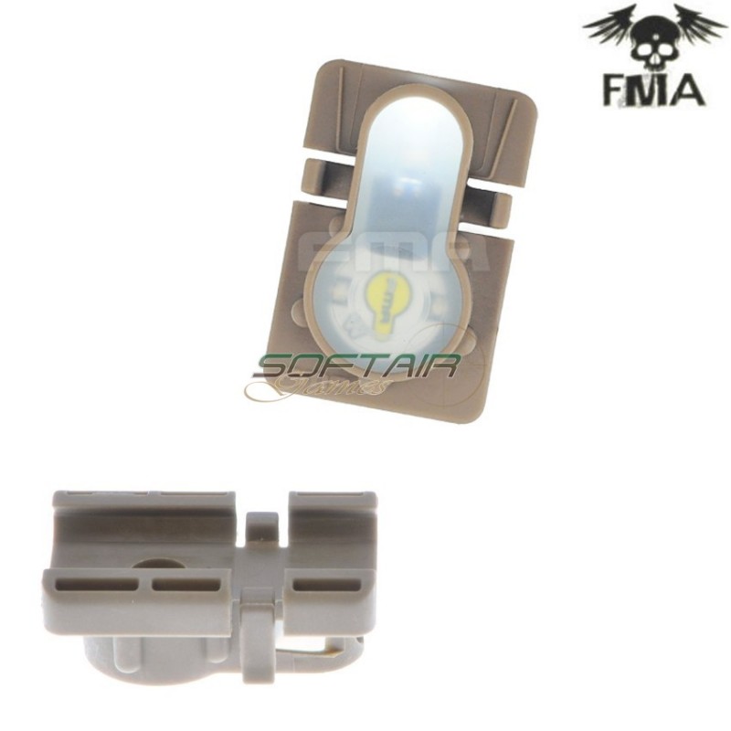 S-lite 1913 Type Rail Mount Dark Earth With White Strobe Light Fma (fma-tb976-wh)