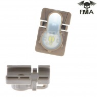 S-lite 1913 Type Rail Mount Dark Earth With White Strobe Light Fma (fma-tb976-wh)