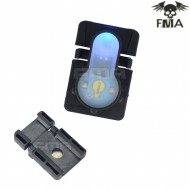 S-lite 1913 Type Rail Mount Black With Blue Strobe Light Fma (fma-tb977-bl)