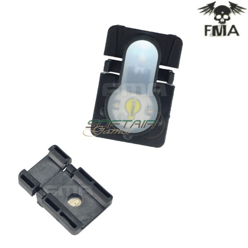 S-lite 1913 Type Rail Mount Black Con White Strobe Light Fma (fma-tb977-wh)