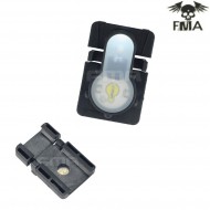 S-lite 1913 Type Rail Mount Black With White Strobe Light Fma (fma-tb977-wh)