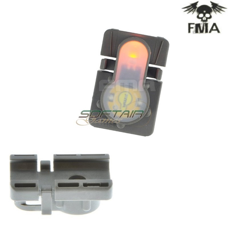 S-lite 1913 Type Rail Mount Foliage Green With Red Strobe Light Fma (fma-tb978-red)