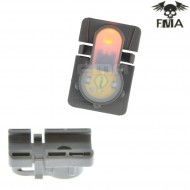 S-lite 1913 Type Rail Mount Foliage Green With Orange Strobe Light Fma (fma-tb978-or)