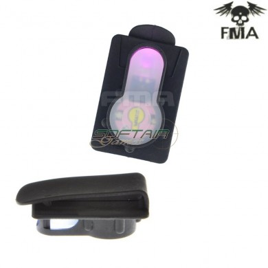 S-lite Card Button Type Clip Mount Black Con Pink Strobe Light Fma (fma-tb982-pk)
