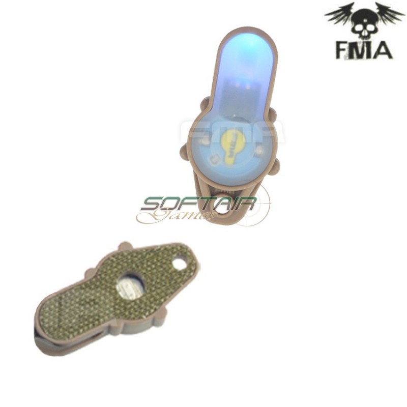 S-lite Pendant & Veclro Type Dark Earth Con Blue Strobe Light Fma (fma-tb986-bl)