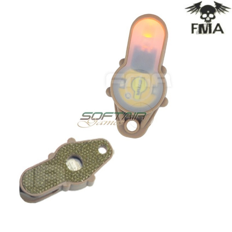 S-lite Pendant & Veclro Type Dark Earth With Orange Strobe Light Fma (fma-tb986-or)