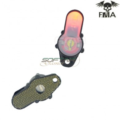 S-lite Pendant & Veclro Type Black With Red Strobe Light Fma (fma-tb987-red)