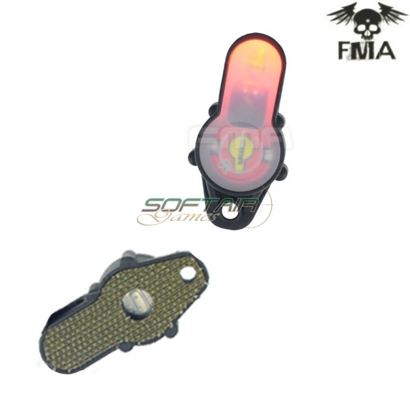 S-lite Pendant & Veclro Type Black Con Red Strobe Light Fma (fma-tb987-red)