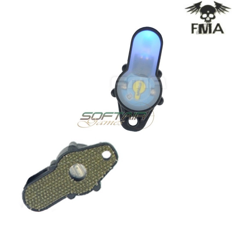 S-lite Pendant & Veclro Type Black With Blue Strobe Light Fma (fma-tb987-bl)