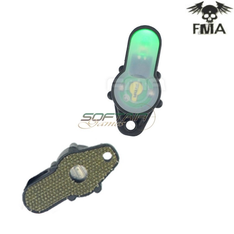 S-lite Pendant & Veclro Type Black Con Green Strobe Light Fma (fma-tb987-gr)