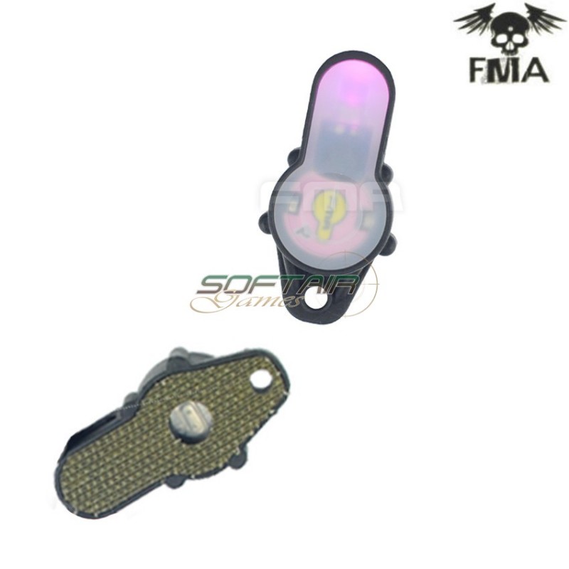 S-lite Pendant & Veclro Type Black With Pink Strobe Light Fma (fma-tb987-pk)