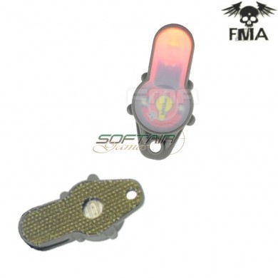 S-lite Pendant & Veclro Type Foliage Green With Red Strobe Light Fma (fma-tb988-red)