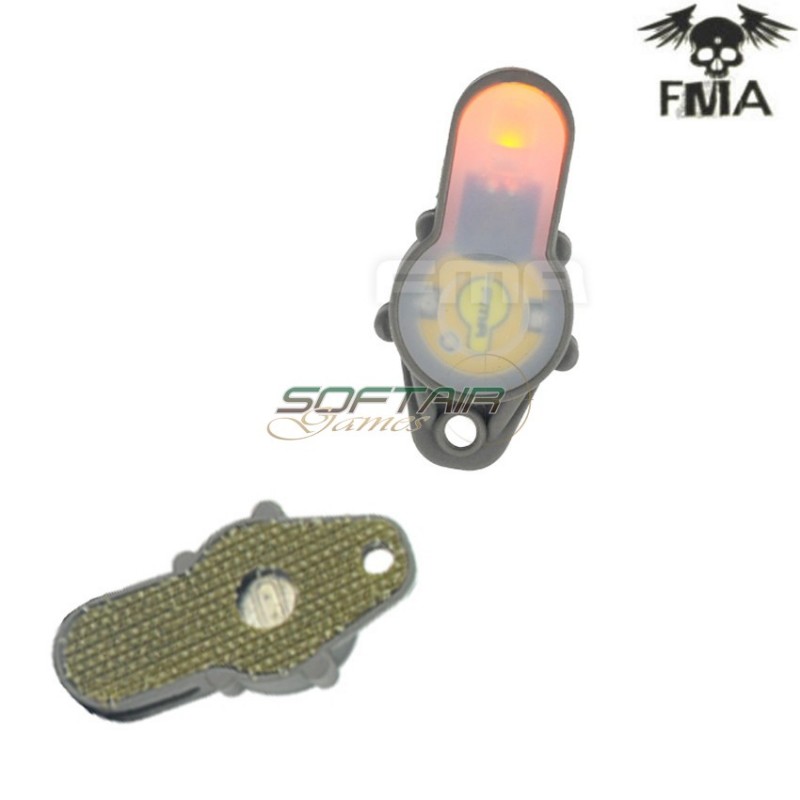 S-lite Pendant & Veclro Type Black With Orange Strobe Light Fma (fma-tb988-or)