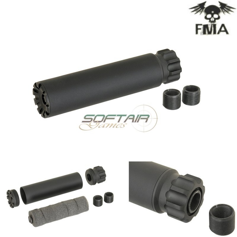 Silenziatore 14mm Cw/ccw Specter Type 152mm Black Fma (fma-tb989-bk) Silenziatore 14mm Cw/ccw Specter Type 152mm Black Fma (fma-tb989-bk)