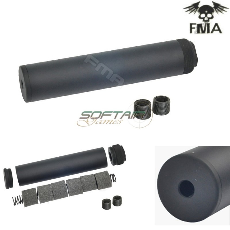 Silenziatore 14mm Cw/ccw Specwar I Type 185.4mm Black Fma (fma-tb991-bk) Silenziatore 14mm Cw/ccw Specwar I Type 185.4mm Black Fma (fma-tb991-bk)