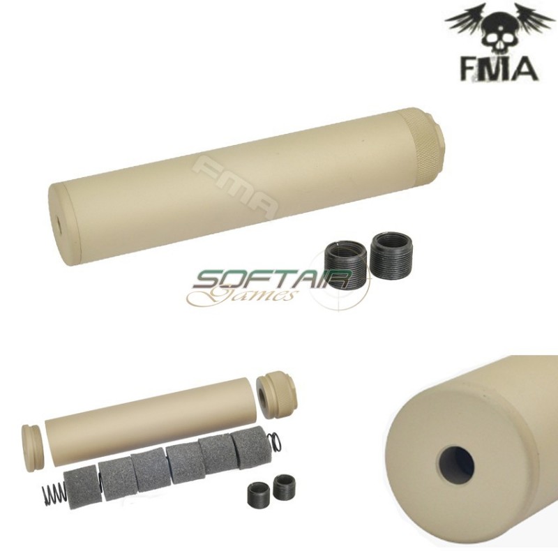 Silencer 14mm Cw/ccw Specwar I Type 185.4mm Dark Earth Fma (fma-tb991-de) Silencer 14mm Cw/ccw Specwar I Type 185.4mm Dark Earth Fma (fma-tb991-de)