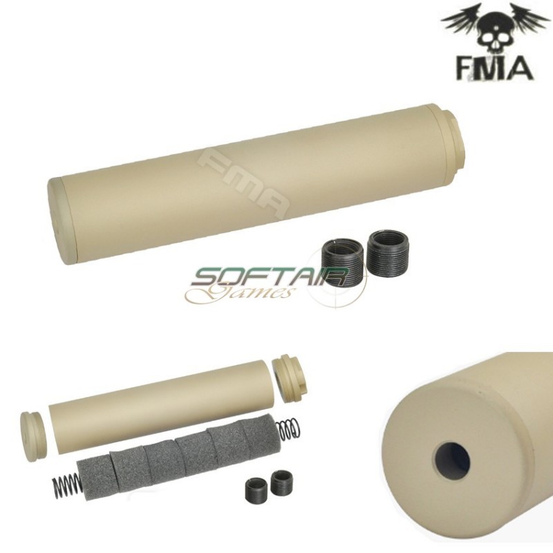 Silenziatore 14mm Cw/ccw Octane I Type 190.5mm Dark Earth Fma (fma-tb993-de) Silenziatore 14mm Cw/ccw Octane I Type 190.5mm Dark Earth Fma (fma-tb993-de)