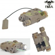 Upgrade Peq La5 Green Laser & White Led Light Con Lente Ir Dark Earth Fma (fma-tb0073)