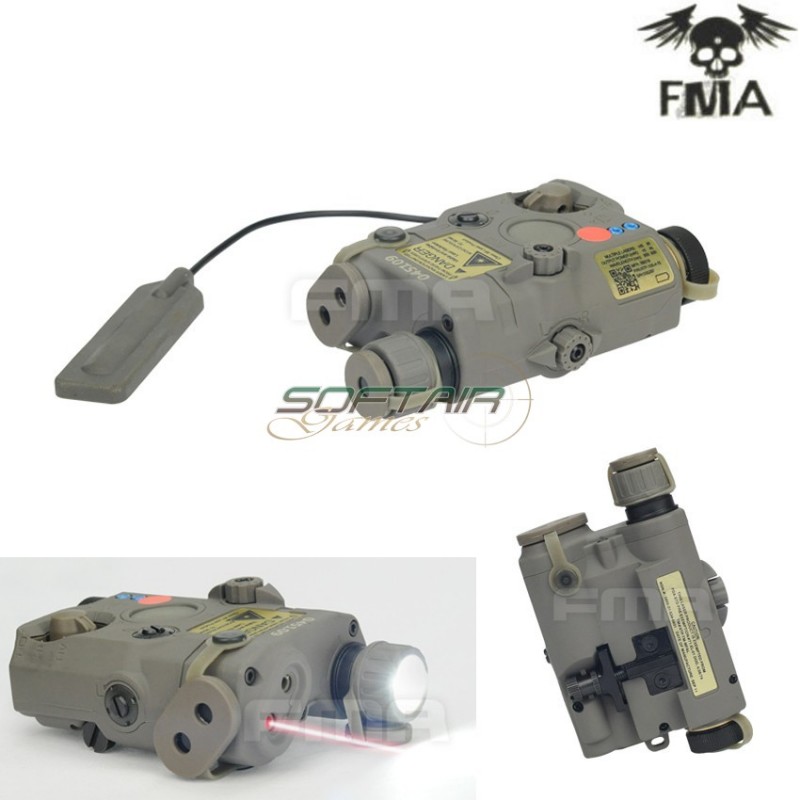 Upgrade Peq La5 Red Laser & White Led Light Con Lente Ir Foliage Green Fma (fma-tb0076)