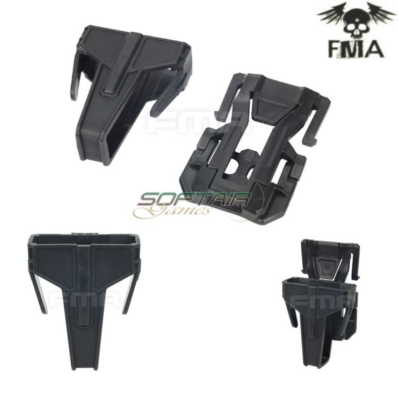 Fsmr Black Molle System Pouch For M4/m16 Fma (fma-tb1017-bk)