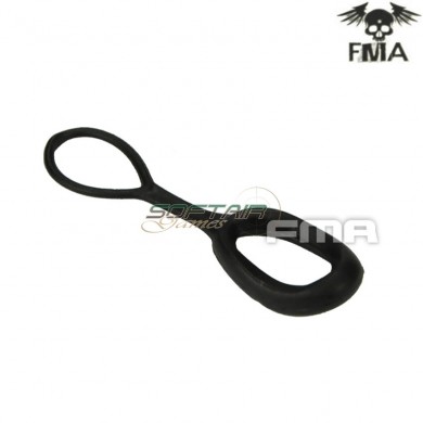 Set 6 Pezzi zipper Ring Puller Black Fma (fma-tb1048-bk)