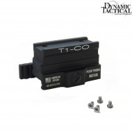 Co-witeness Qd Mount Ad Style Black Per T1/t2 Dynamic Tactical (dy-mt04-co-bk)