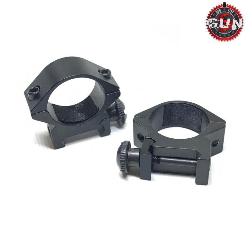 Attacchi 25mm Bassi Per Slitte 20mm Gun Five (gf-142) Attacchi 25mm Bassi Per Slitte 20mm Gun Five (gf-142)