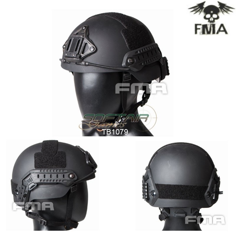 Elmetto Fast Sentry Xp Black Fma (fma-tb1079)